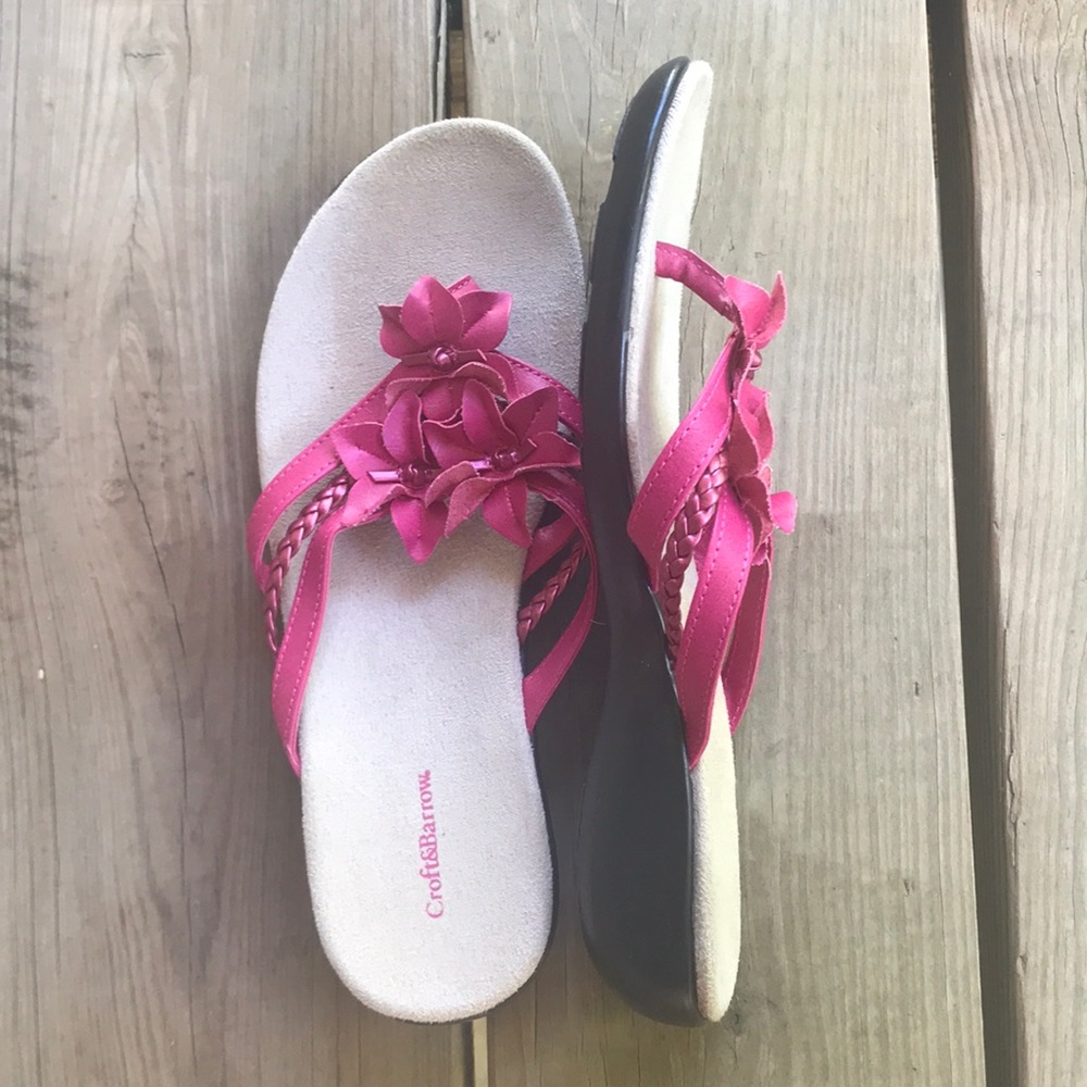 Pink floral Sandals